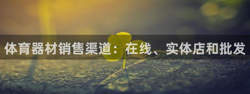 杏宇平台注册步骤微博：体育器材销售渠道：在线、实体店