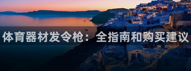 杏宇平台丁6.7.5.1.3.8：体育器材发令枪：全